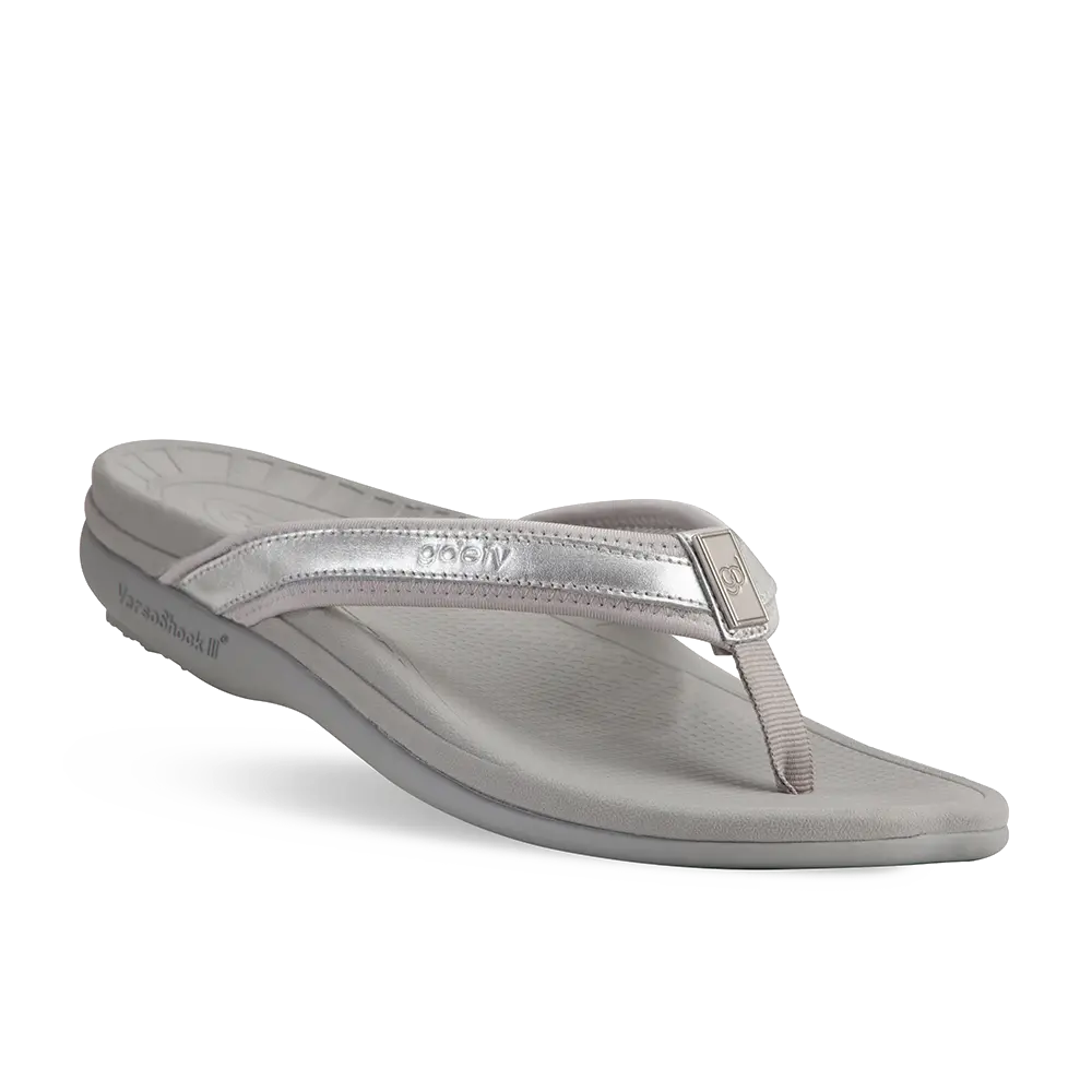 Re-Defy Women's Mary Sandals Silver Grey - YB7101FS