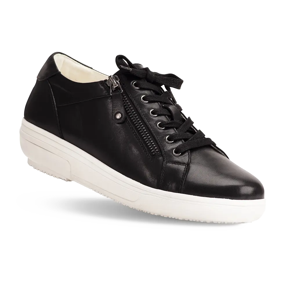 Re-Defy Women's Noa Casual Flat Black - YB7204FL