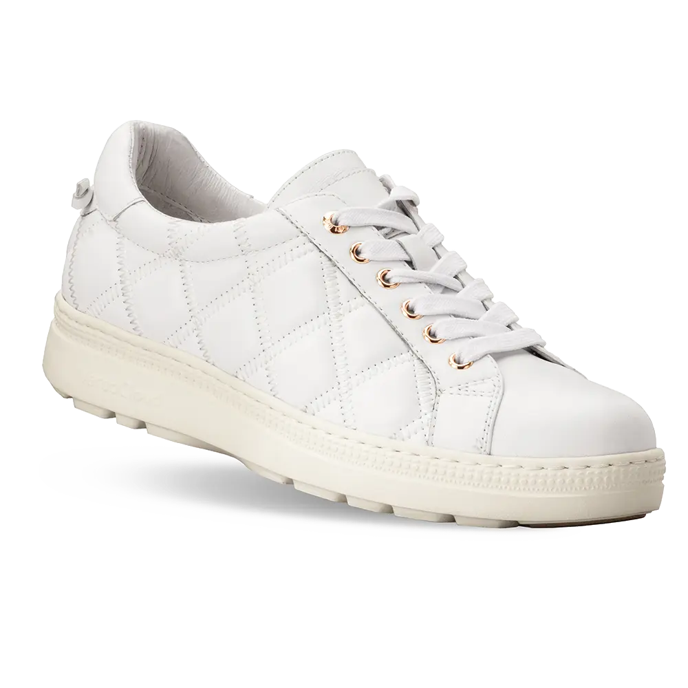 Re-Defy Women's Gale Casual Leather White - YB7208FW