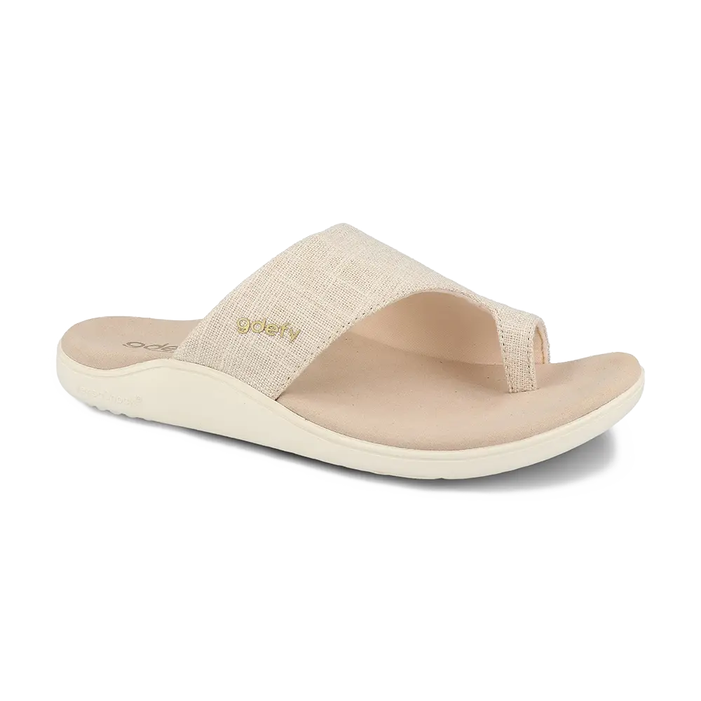 Re-Defy Women's Etztal Leather Sandal White - YB7222FW