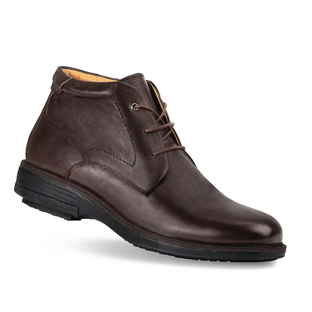 Re-Defy Men's Andrew Leather Boot Brown - YB8140B