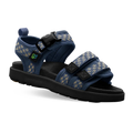 Re-Defy Men's Cafe Sandals Blue Yellow - YB8165U