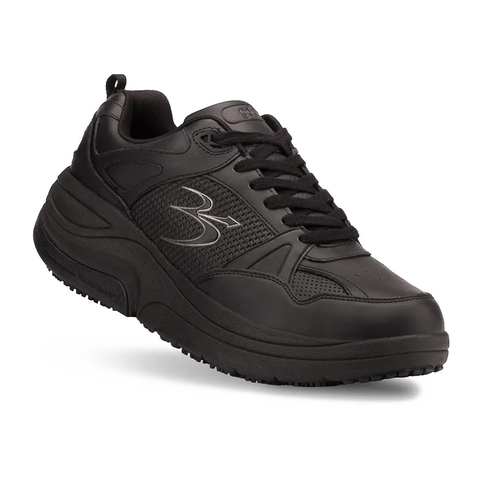 Re-Defy Men's Black Athletic Shoes - YB9020MBL