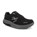 Re-Defy Men's Orion Athletic Shoes Black Gray - YB9023MLG