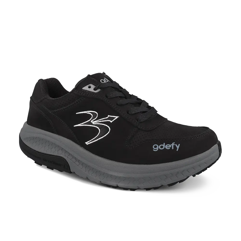 Re-Defy Men's Orion Athletic Shoes Black Gray - YB9023MLG