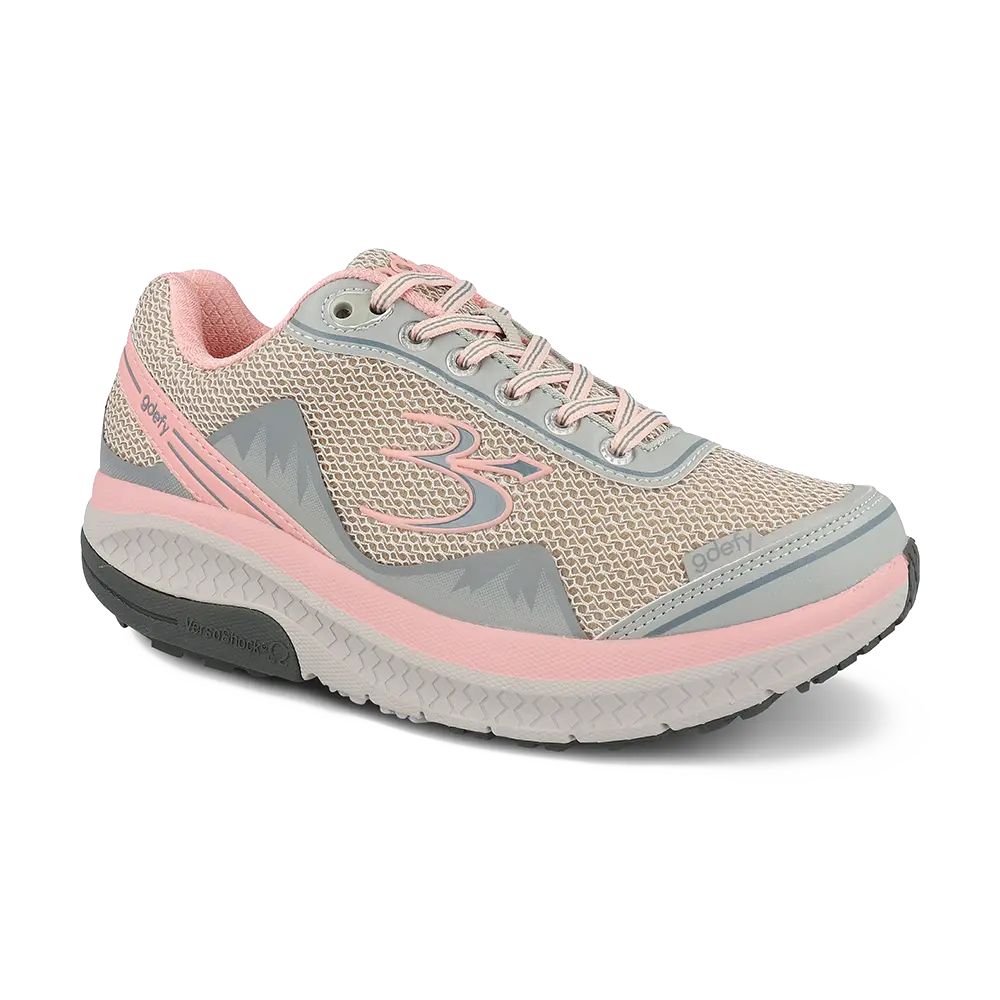 Re-Defy Women's Mightywalk Athletic Shoes Gray Pink - YB9024FGI