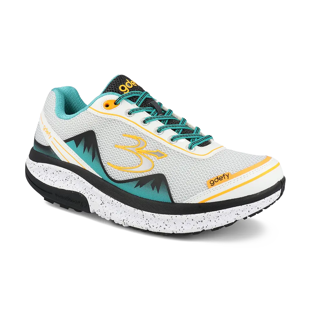 Re-Defy Men's Mightywalk Athletic Shoes White Green - YB9024MWG