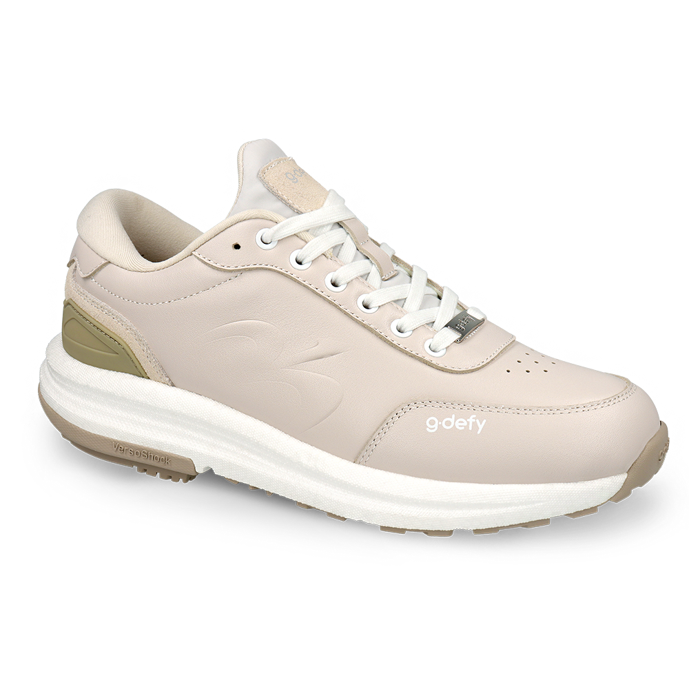 Re-Defy Women's Starglide Leather Casual Beige - YB9057FBR