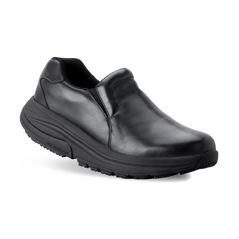 Re-Defy Men's Compass2.0 Leather Clog Shoes Black - YB9038MBL