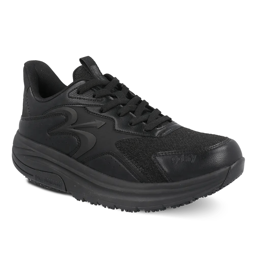 Re-Defy Men's Energiya Slip Resistant Athletic Shoes Black - YB9037MSR