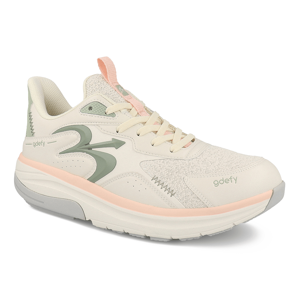 Re-Defy Women's Energiya Athletic Shoes Gray Pink - YB9037FGP
