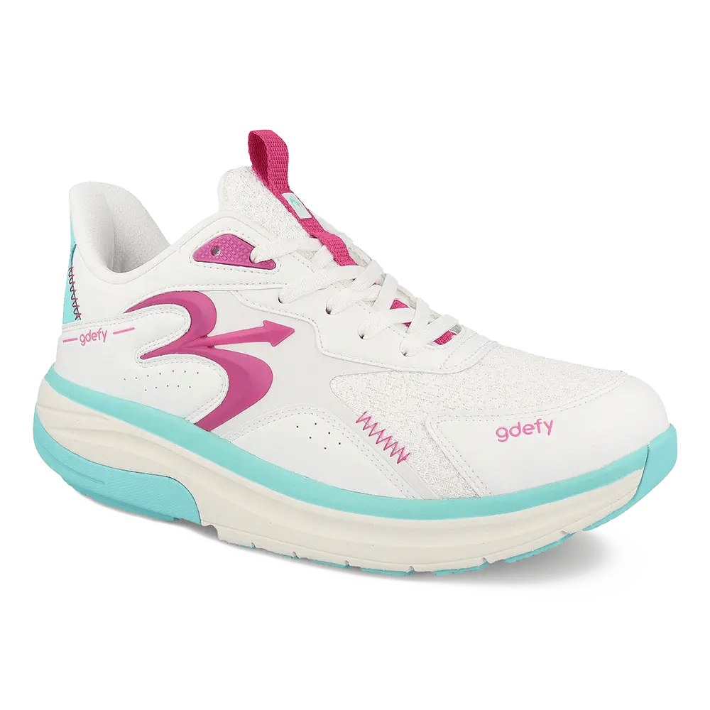 Re-Defy Women's Energiya Athletic Shoes White Pink - YB9037FWP