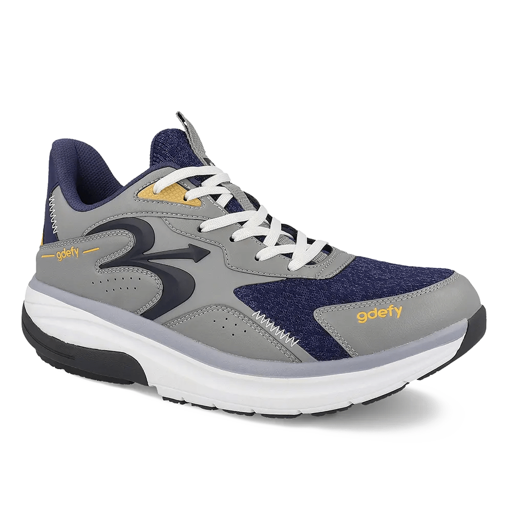 Re-Defy Men's Energiya Athletic Shoes Gray Purple - YB9037MGP