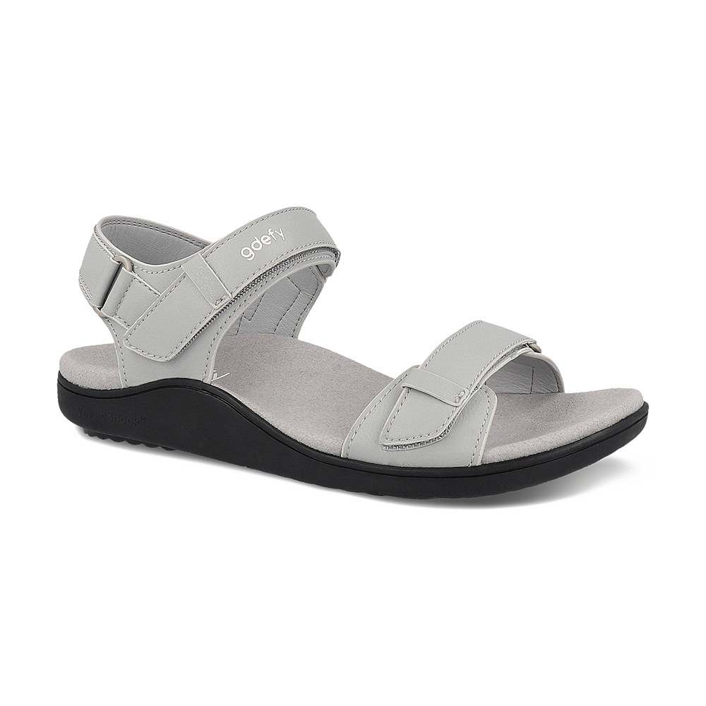 Re-Defy Women's Hilnor Sandals Gray - YB7228FG