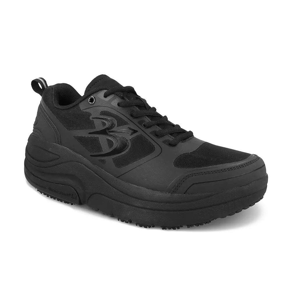 Re-Defy Men's Ion Slip Resistant Black Athletic Shoes - YB9025MBB