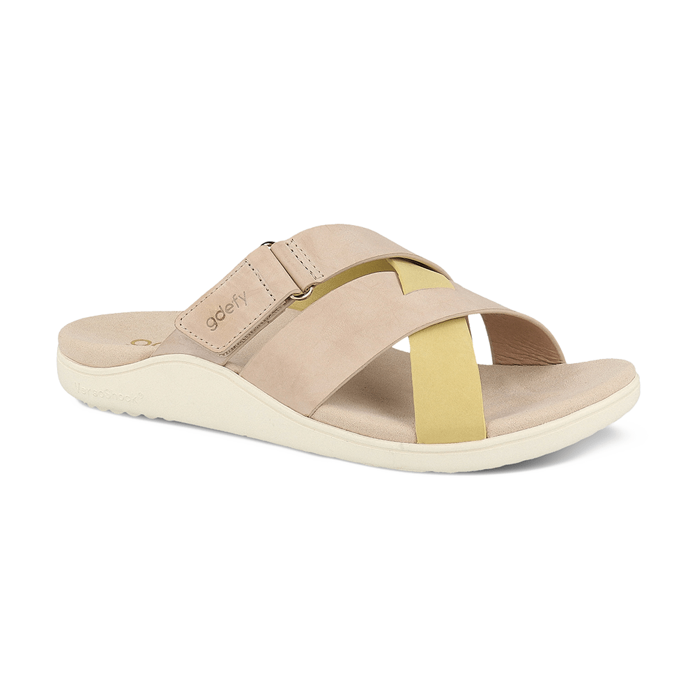 Re-Defy Women's Lynor Sandals Taupe Yellow - YB7224FP