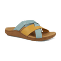 Re-Defy Women's Lynor Sandals Gold Blue - YB7224FU
