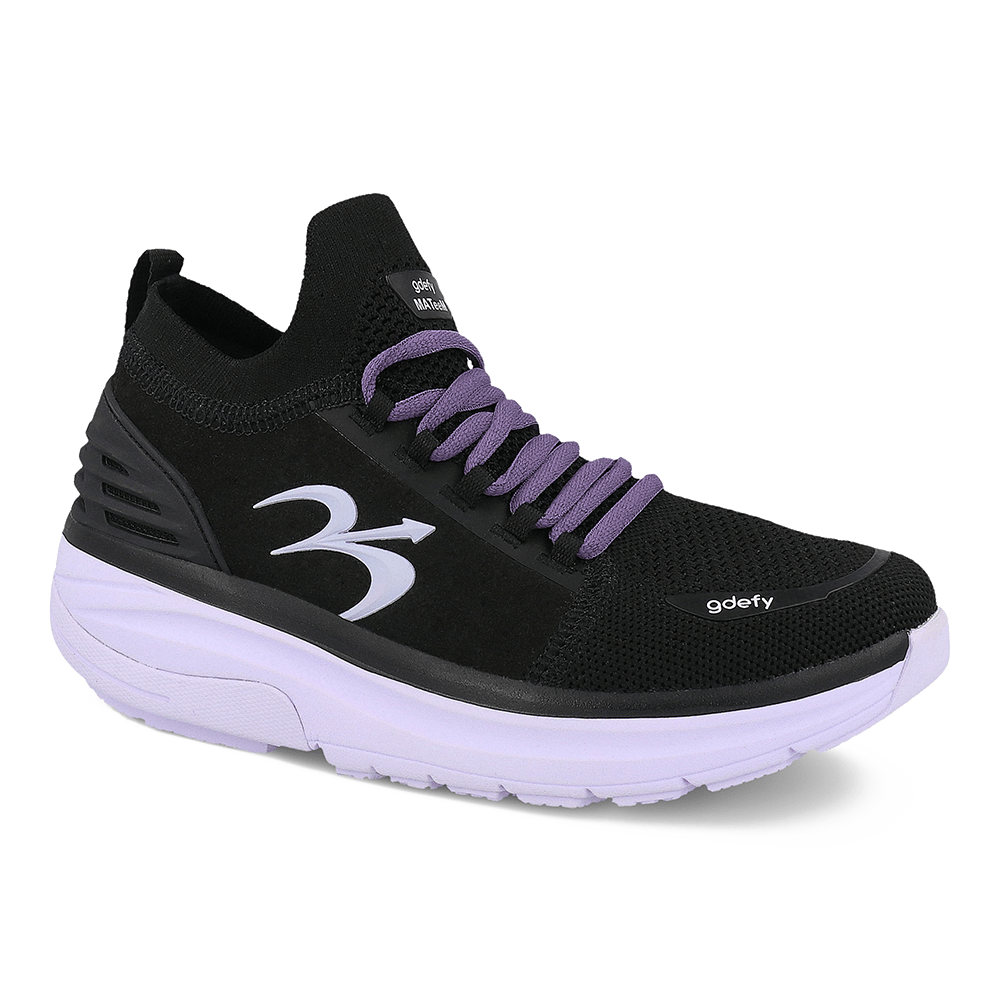 Re-Defy Women's Mateem Athletic Shoes Black Purple - YB9036FLP