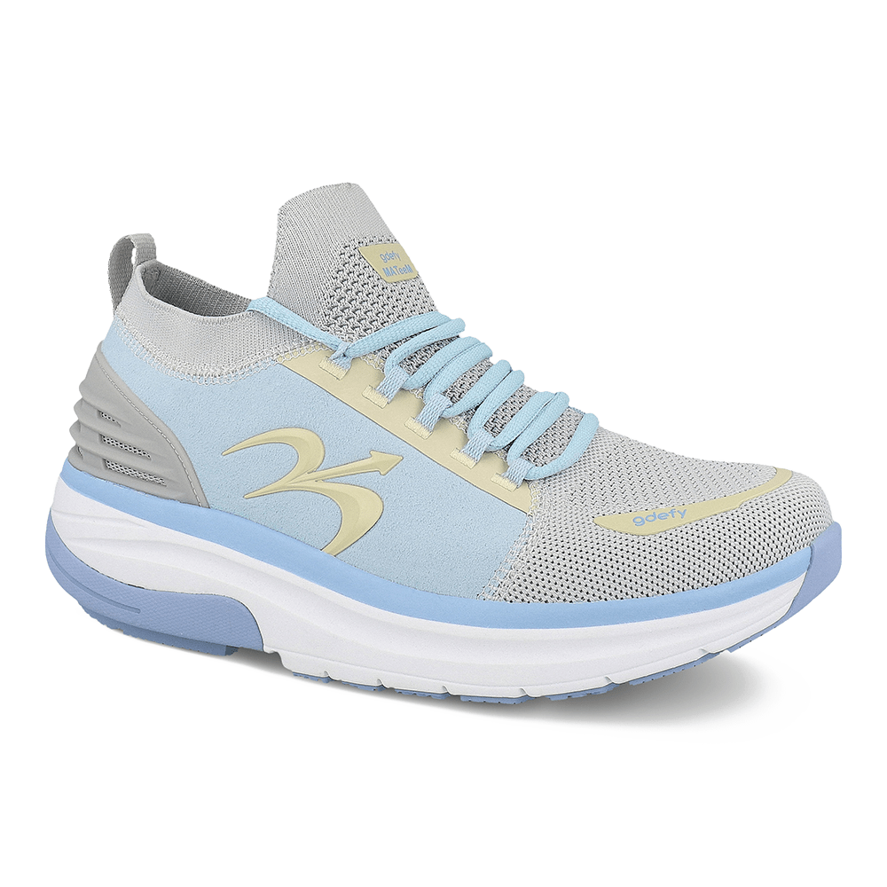 Re-Defy Women's Mateem Athletic Shoes Silver Blue - YB9036FSU