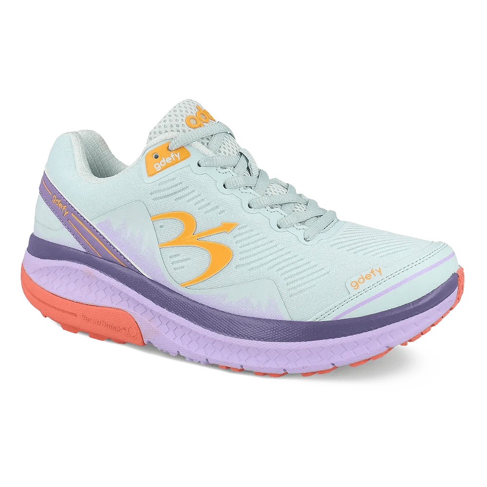 Re-Defy Women's Mightywalk Athletic Shoes Mint Purple - YB904FMP