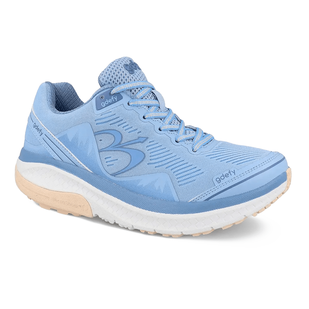 Re-Defy Women's Mightywalk Athletic Shoes Blue Beige - YB9024FUB