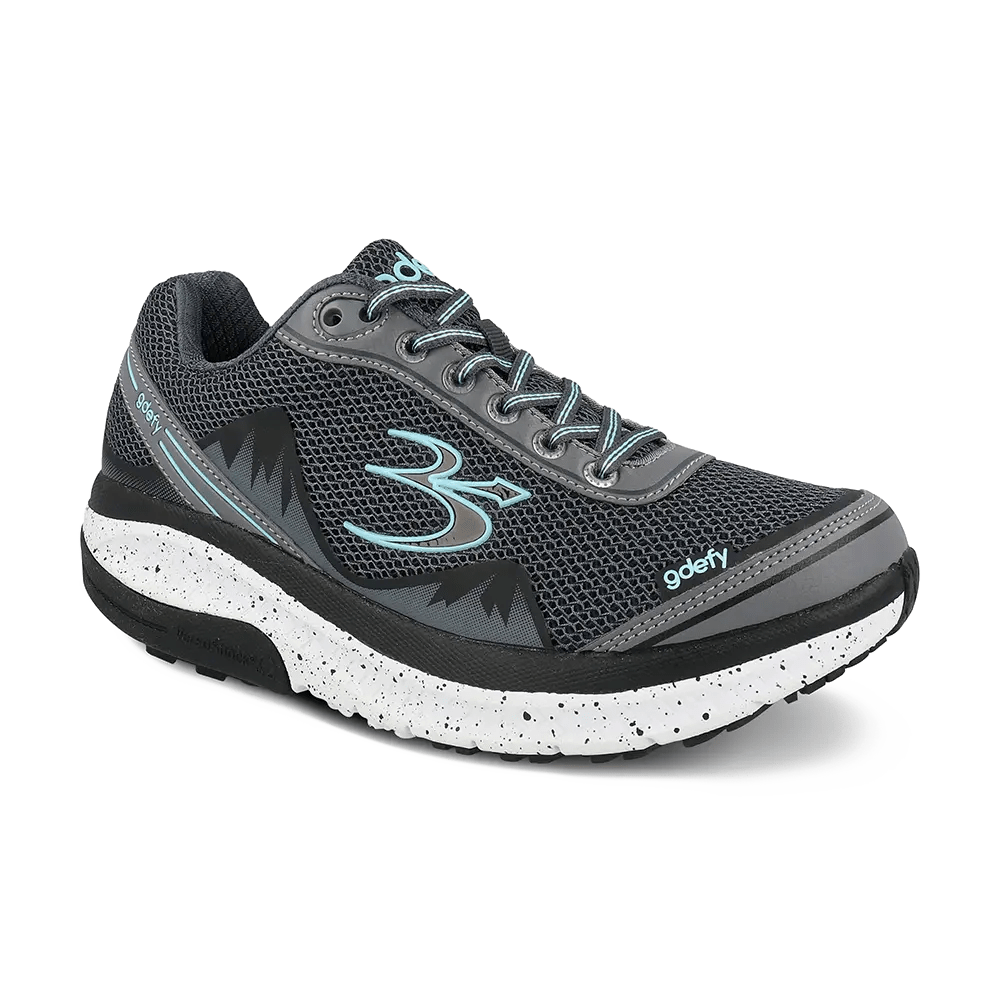 Re-Defy Women's Mightywalk Athletic Shoes Gray Blue - YB9024FUG