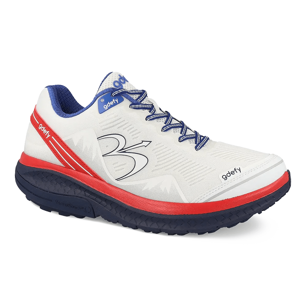 Re-Defy Men's Mightywalk Athletic Shoes Red White - YB9024MRW