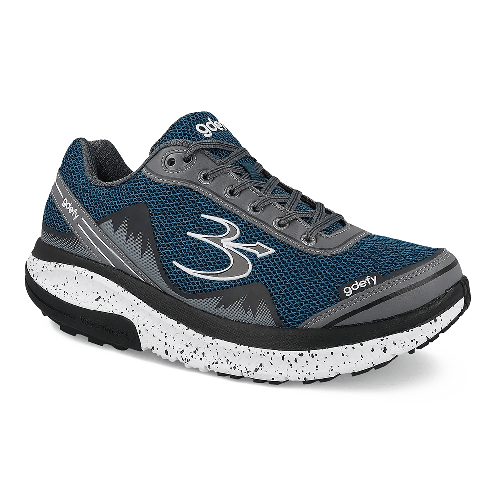 Re-Defy Men's Mightywalk Athletic Shoes Blue Gray - YB9024MUG
