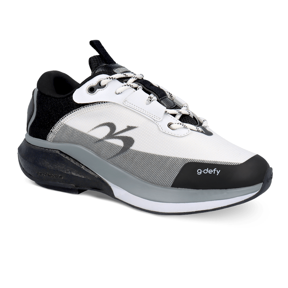 Re-Defy Women's Mightyglide Athletic Shoes Black White - YB9056FLW