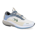 Re-Defy Women's Mightyglide Athletic Shoes White Blue - YB9056FWU
