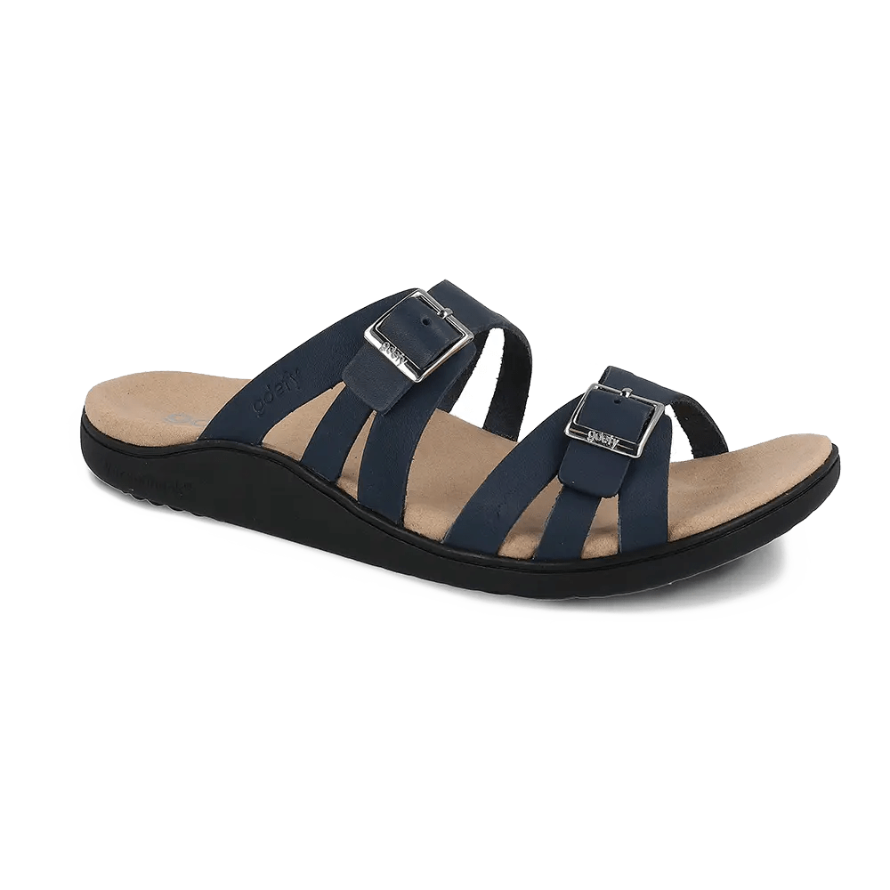 Re-Defy Women's Ortal Sandals Dark Gray Blue - YB7217FU