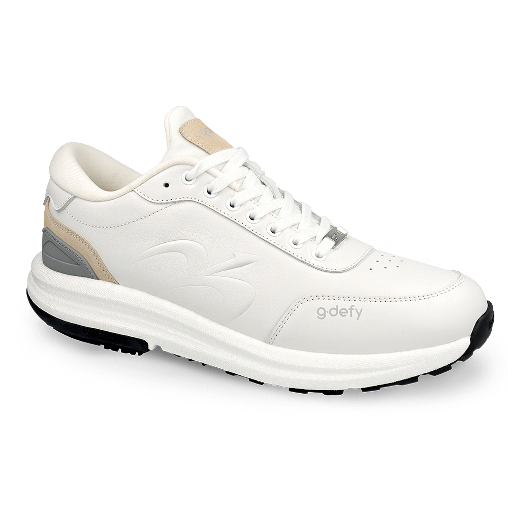 Re-Defy Men's Starglide Leather Casual White - YB9057MWH