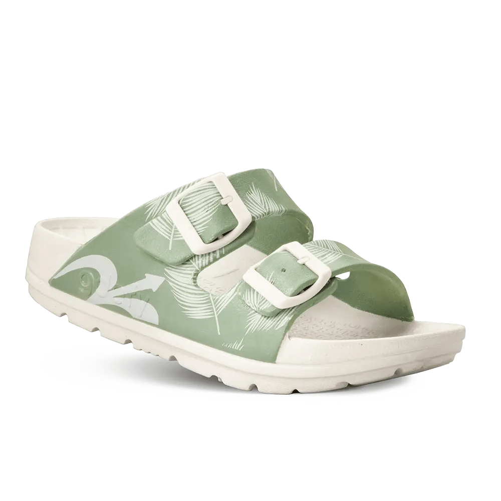 Re-Defy Women's Upbov Sandals White Green - YB7215FWG
