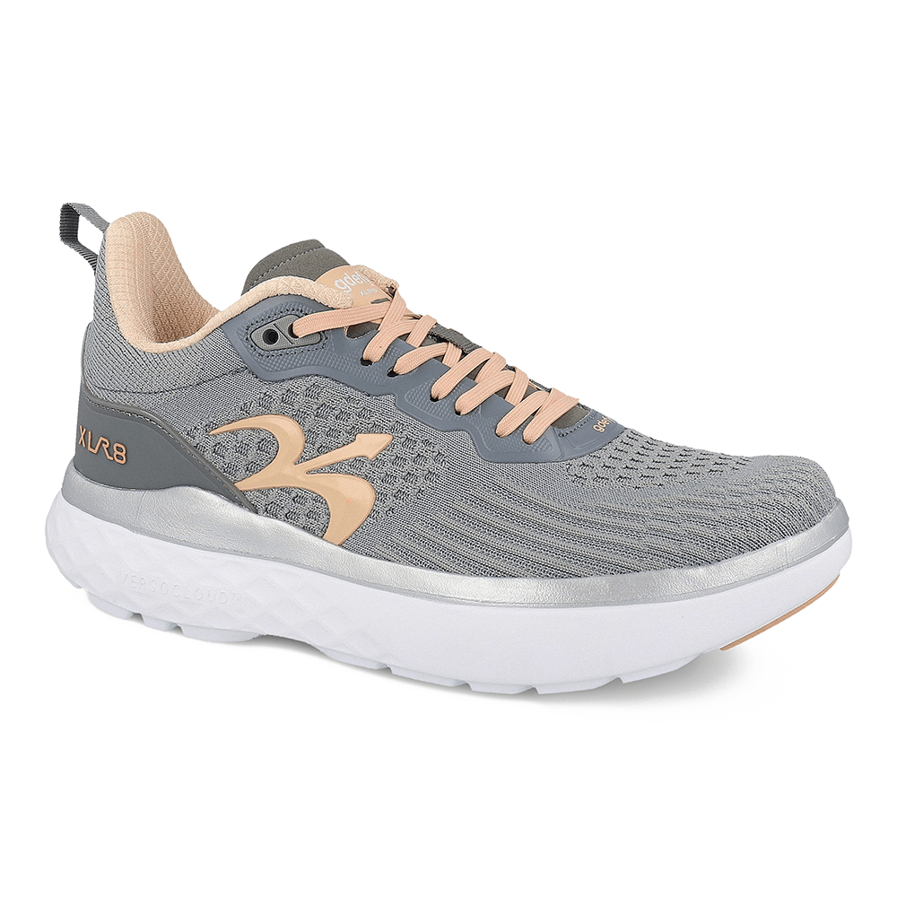Re-Defy Women's XLR8 Athletic Shoes Gray Peach - YB9034FGP