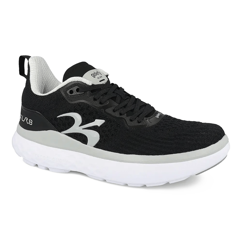Re-Defy Women's XLR8 Athletic Shoes Black Silver - YB9034FLS