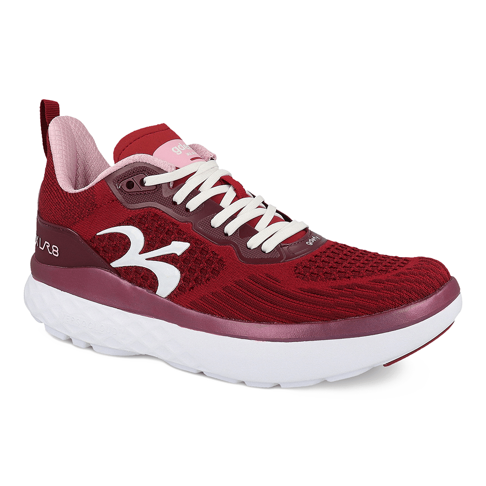 Re-Defy Women's XLR8 Athletic Shoes Burgundy Pink - YB9034FUP