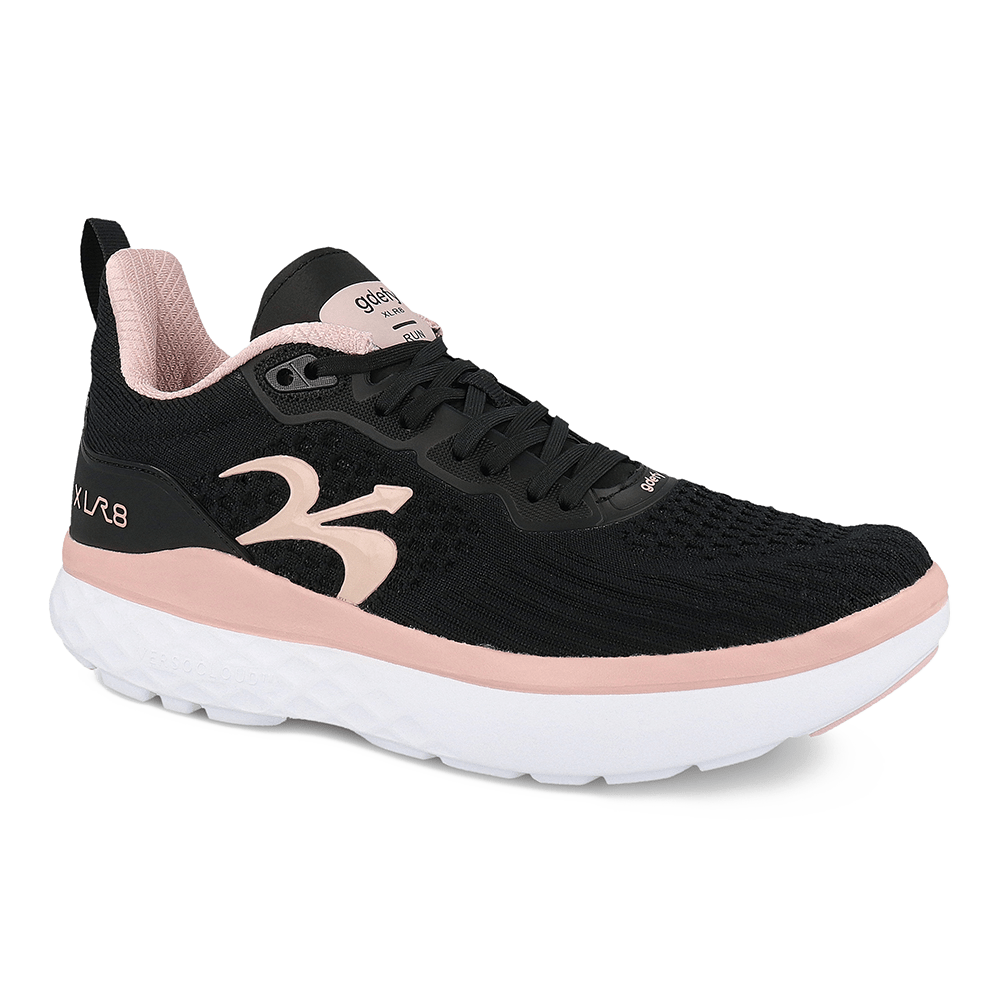 Re-Defy Women's XLR8 Athletic Shoes Black Pink - YB9034FBP