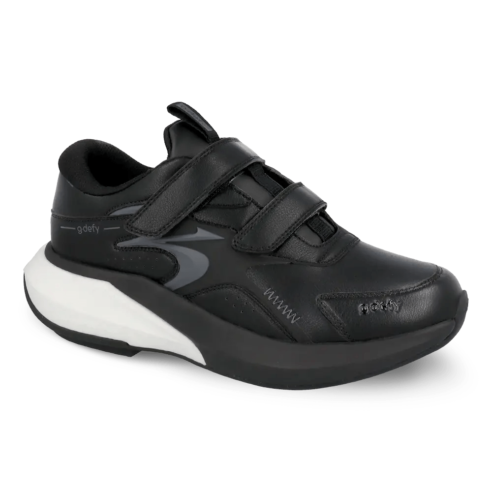 Re-Defy Women's Zenstride Athletic Casual Black White - YB9055FLW